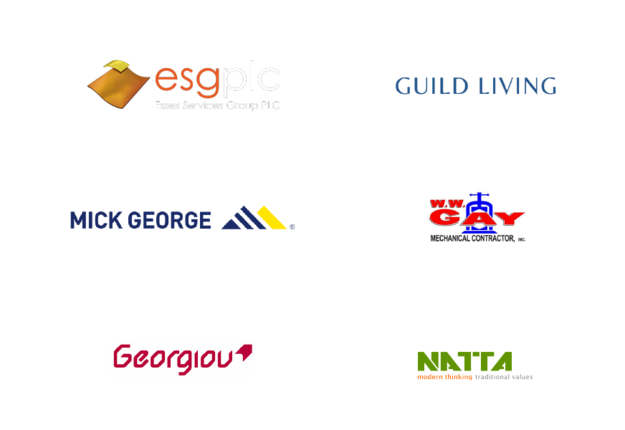 COINS construction software, clients logos from construction technology clients